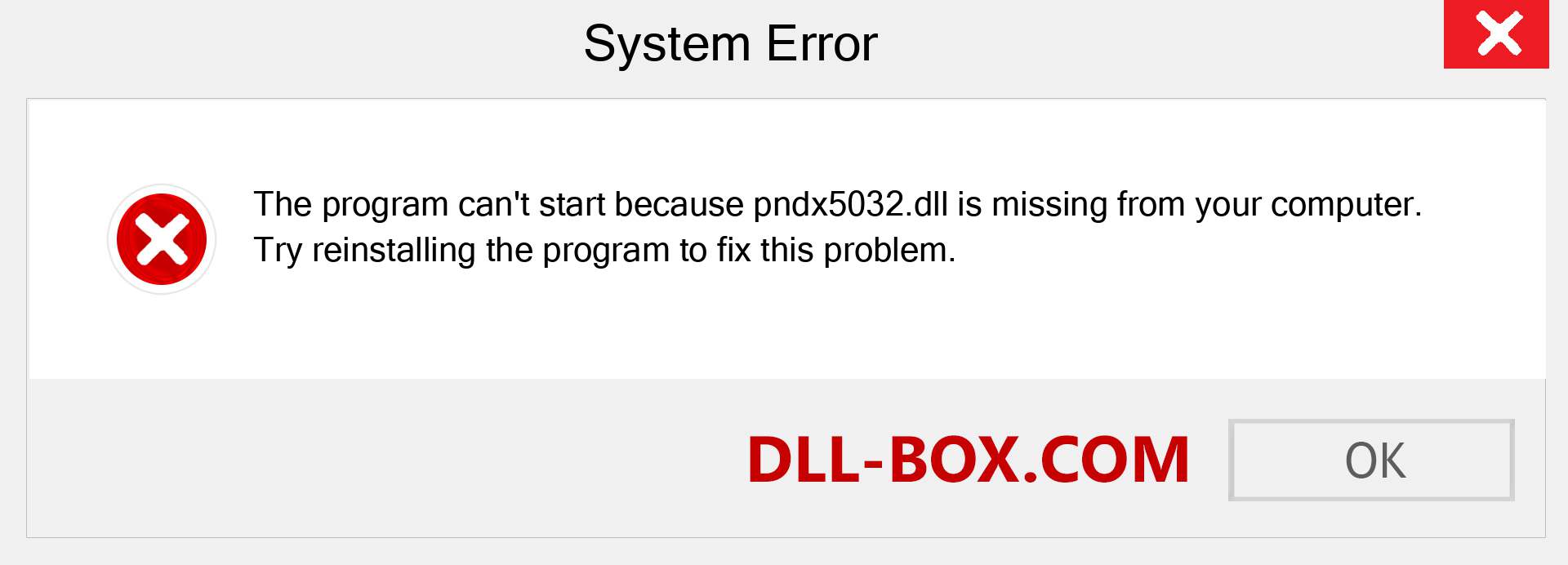  pndx5032.dll file is missing?. Download for Windows 7, 8, 10 - Fix  pndx5032 dll Missing Error on Windows, photos, images