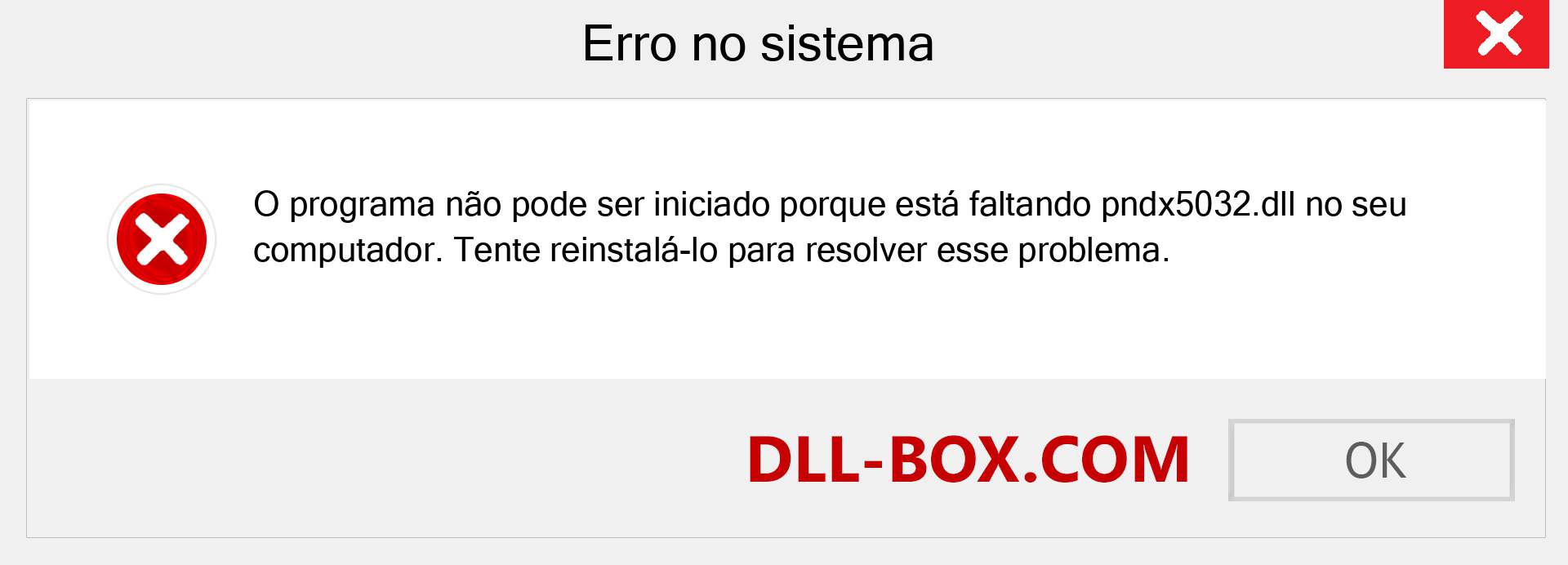 Arquivo pndx5032.dll ausente ?. Download para Windows 7, 8, 10 - Correção de erro ausente pndx5032 dll no Windows, fotos, imagens